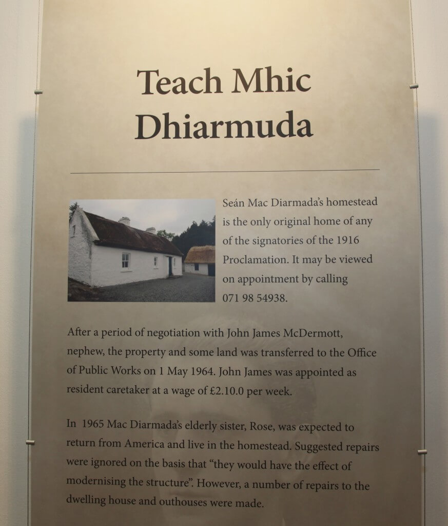 Seán MhicDiarmáda's home in Cornmore Kiltyclogher Co Leitrim
