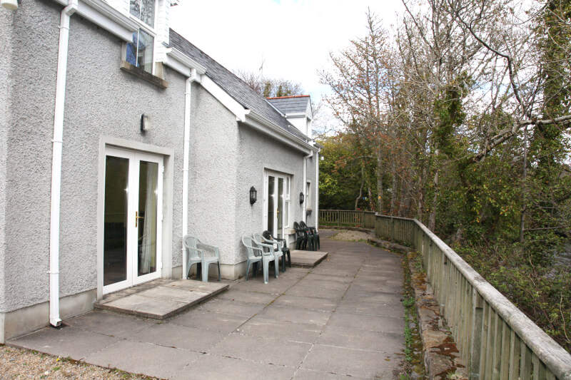 River view from the terrace of Rusheen Cottage, Devenish Villa Garrison Co Fermanagh.