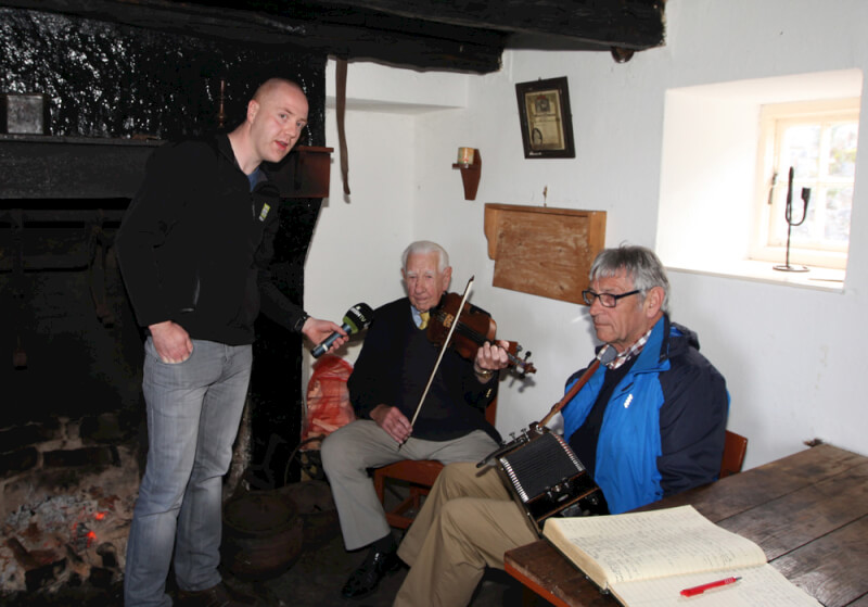 Ben Lennon and Jim Connolly playing Traditional Irish Music