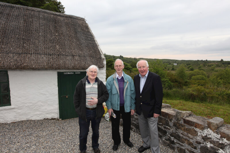 Visitors to SeÃ¡n MacDiarmada house Kiltyclogher Co Leitrim on day of Official Opening of SeÃ¡n MacDiarmada Summer School