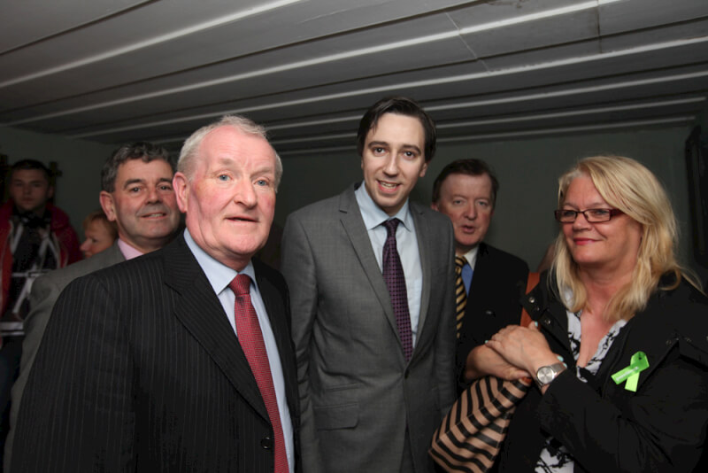 Minister for State Simon Harris in SeÃ¡n MacDiarmada's house Kiltyclogher Co Leitrim