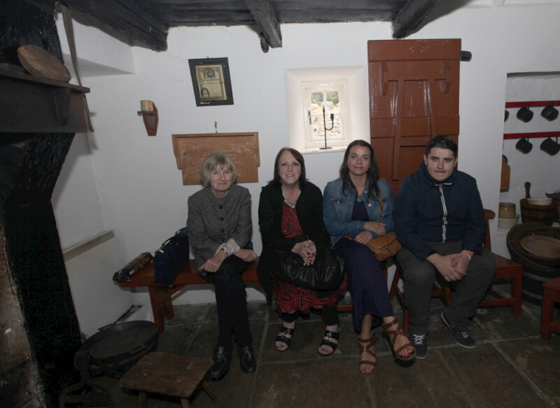 Relations of SeÃ¡n MacDiarmada at his home at Kiltyclogher Co Leitrim