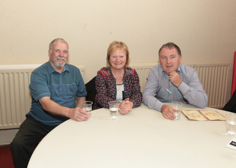 Jim Dillon and Seamus Shanley at Sean MacDiarmada Summer School in Kiltyclogher Co Leitrim