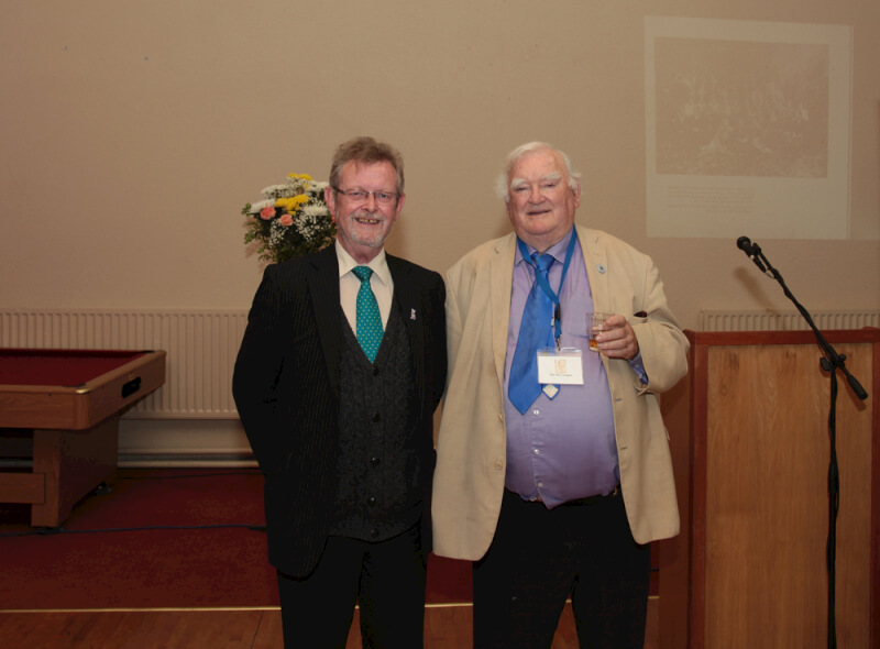 Tim Pat Coogan and Michael Colreavy TD and at the at Sean MacDiarmada Summer School in Kiltyclogher Co Leitrim