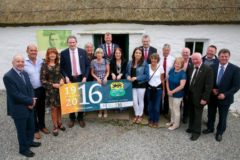 Junior Minister Kyne, County Councillors and relatives of SeÃ¡n Mac Diarmada