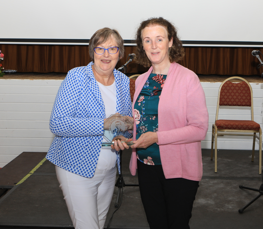 Kathleen McCaffrey with Regina Fahey